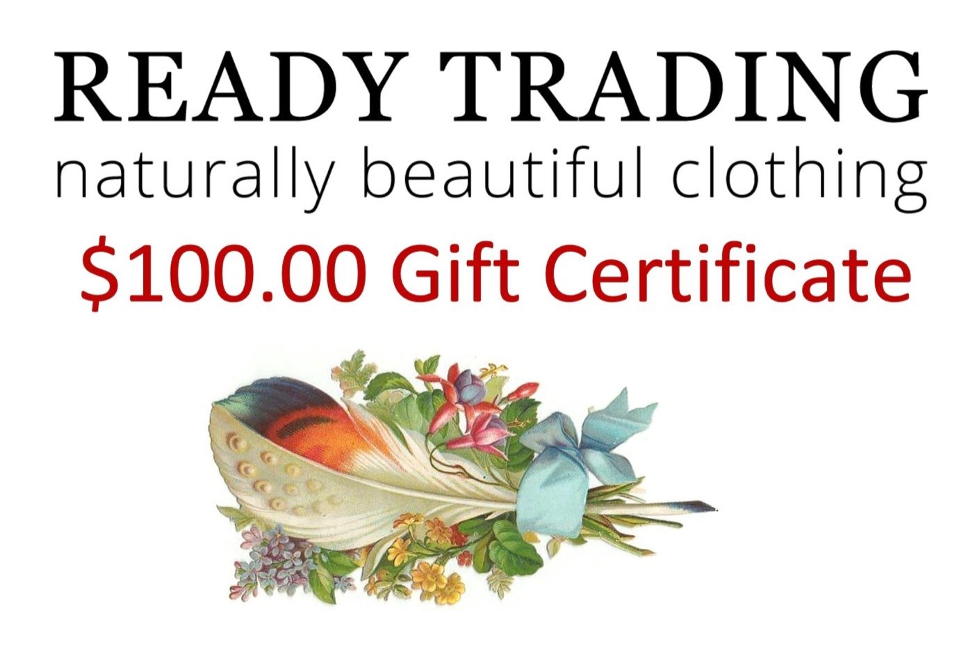 READY TRADING gift certificate