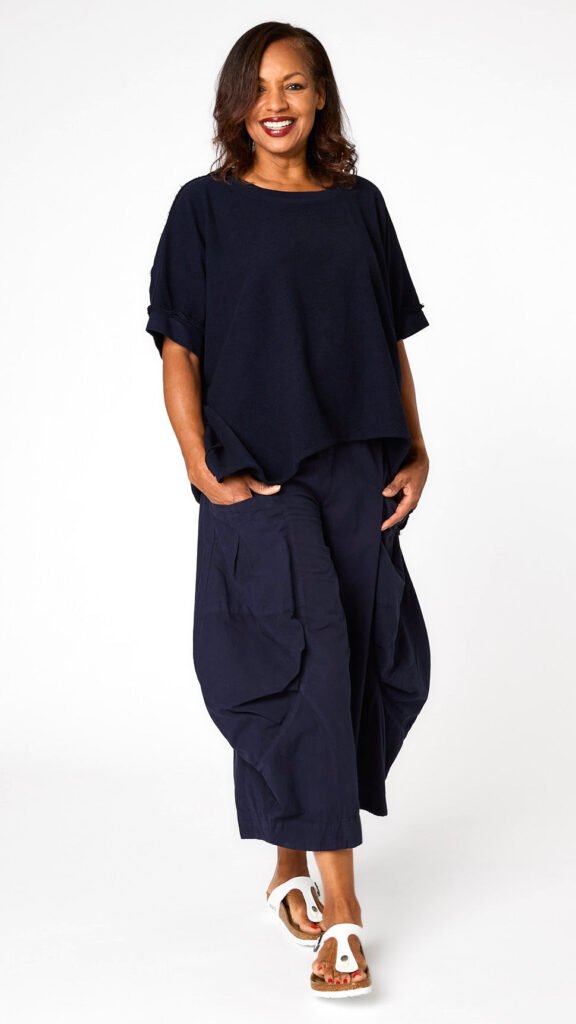Gerties 11 Stitch Double Pocket Pant - Tencel/Cotton - Indigo