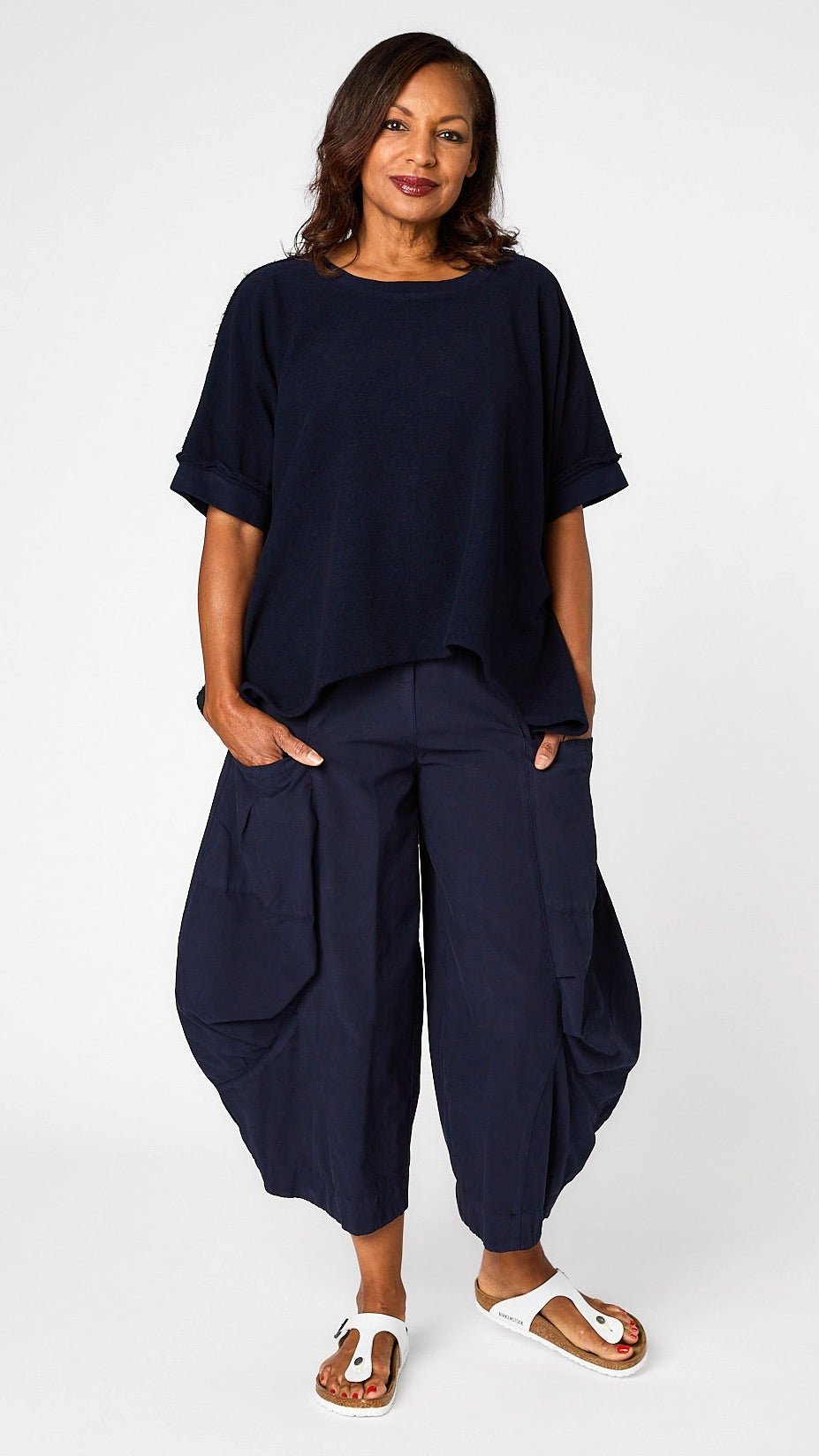 Gerties 11 Stitch Double Pocket Pant - Tencel/Cotton - Indigo