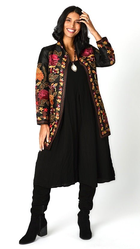 Heritage Embroidered Silk Jacket