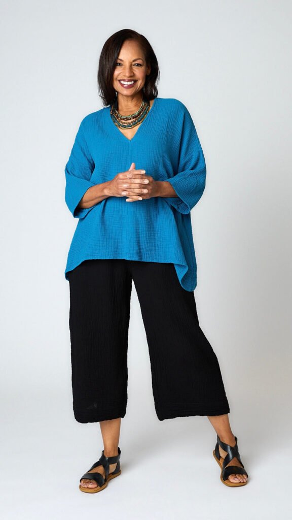 Bryn Walker Bax Shirt Crinkled Cotton -Demoiselle