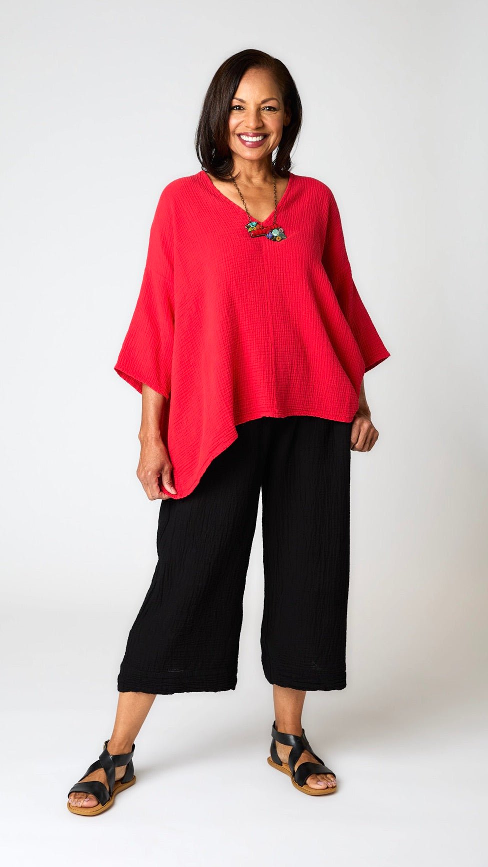Bryn Walker Bax Shirt Crinkled Cotton - Rusellia