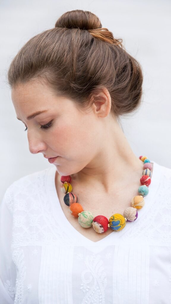Kantha Graduated Necklace